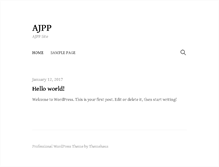 Tablet Screenshot of ajpp.hr